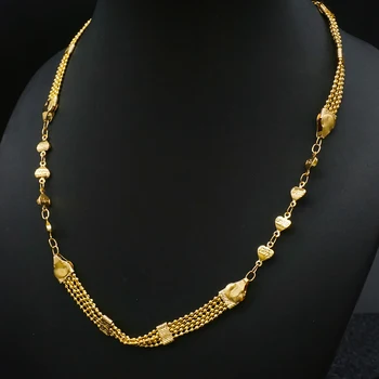 Colier de moda Pentru Femei, Bărbați din Oțel Inoxidabil de Aur Lanț Venețian Bordură Melc Link-ul lanț Colier Moda Bijuterii 40cm, 60cm