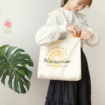 Noi coreean Tote Geantă de Cumpărături pentru Doamna 2021 Epocă Desene animate Panza Umăr Geanta Shopper Femei Elevii Cârpă de Bumbac Eco Genți de mână