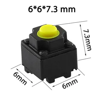 100BUC buton de Mute 6*6*7.3 mm comutator Silențios mouse-ul fără fir cu fir mouse-ul butonul micro comutator electronic de detectare a comuta