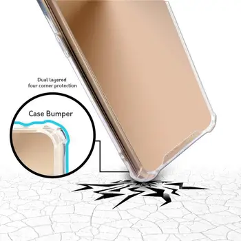Ultra-subțire Telefon Mobil Caz Pentru Samsung Galaxy A720 A7 2017 Clar Gel Silicon TPU rezistentă la Zgârieturi Plină de Protecție Caz Acoperire