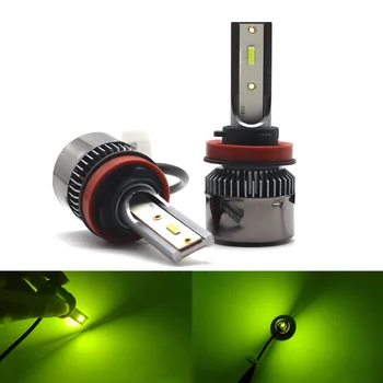 LED-uri Auto de Ceață Lumina de Lamaie Verde H11 9005 9006 HB3 HB4 H8 H9 H1 H3 45W 10000Lm Auto Lampă de Ceață Bec H7 H1 H3 Bec Auto Toate într-O singură