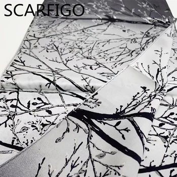 SCARFIGO Epocă Brand de Lux Eșarfă Pentru Femei Mătase Eșarfă Cravată Bentita Pentru Femei