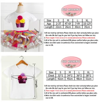 De vânzare la cald Copil din Flori cu Maneci Scurte din Bumbac Topuri&T-tricou+Fusta Colorat Seturi Pentru Copii 2-12 Ani Costumele de Bal Îmbrăcăminte