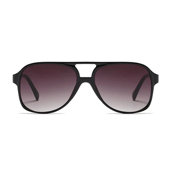 ROYAL FATĂ Mare Dreptunghi ochelari de Soare Femei Bărbați Piața Trend Galben Supradimensionate Dublu Podul de Nas Ochelari de Soare Oculos Ss444