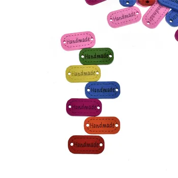 100 Buc DIY Scrisoare din Lemn de Cusut Nasturi Cu 2 Găuri se Amestecă Culorile Buton Pentru Copii Haine Buton Decorativ Scrapbooking Accesoriu