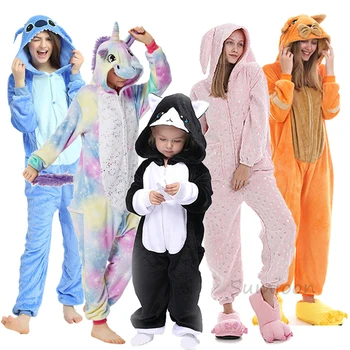 Copiii Kigurumi Unicorn Pijamale Copii Baby Animal Salopete Salopeta Bebelus Panda Pijama, Pijamale Fete Cosplay Pijama Pijamas