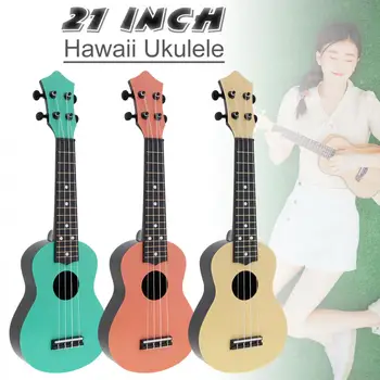 1 Set de 21 de Inch Soprano Ukulele Colorate Acustice 4 Siruri de caractere Hawaii Chitara Instrument pentru Copii și Muzică Incepator