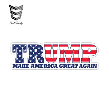 EARLFAMILY 13cm x 7,6 cm Donald Trump Face America de Mare din Nou Autocolant Decal Camion Masina Fereastră Pavilion rezistent la apa Masina de Styling