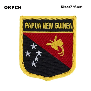 Republica dominicană. Scut Forma Flag patch-uri brodate flag patch-uri drapelul național patch-uri pentru Cothing DIY Decorare PT0052-S