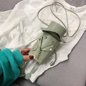Genti pentru femei 2020 nou desen animat amuzant robot găleată sac de drăguț umăr geanta diagonala poșete și genți de mână bolsa torebka damska