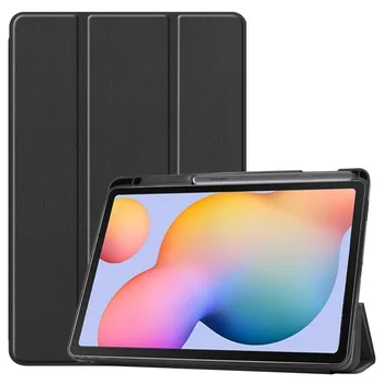 Pentru Samsung Galaxy Tab S6 Lite 10.4 inch SM-P610 P615 Caz cu Suport Creion Tri-Fold Capacul suportului Tableta Shell Pentru Tab S6 Lite