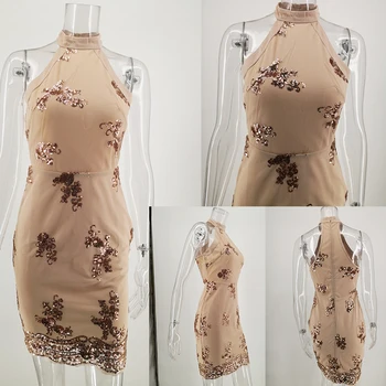 Sexy club haine sequin Rochie de Vara femei elegante de epocă bodycon rochii de femeie noapte de petrecere rochie Mini haine vestidos 2021