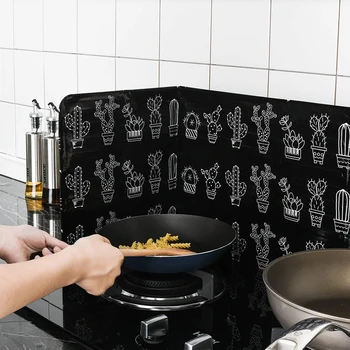 Bucătărie Șicană de Ulei Folie de Aluminiu Pliabil rezistent la apa Splash Ecran de Protecție Bucătărie Consumabile pentru Aragaz Tigaie de Gătit