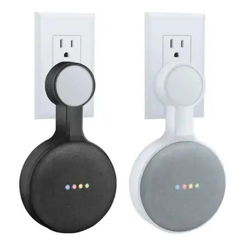 Priză cu Montare pe Perete Suport Umeraș de Compatibilitate pentru Start Google Mini Voce Asistenți Compact Titularul Caz Audio Portabil Stand