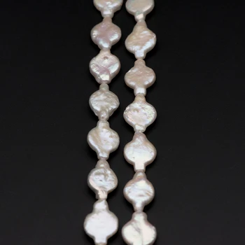 Oval Veritabile Perle de apă Dulce, de 15-20mm, de Cultură Apă dulce Pearl Margele en-Gros (PL-33)/ 15.5