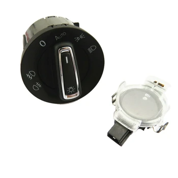 Masina Senzor de Ploaie Senzor de Lumină și de Auto Faruri Comutator si Cablu Fix Cutie pentru Golf 7 MK7 81D955547 5GG941431D