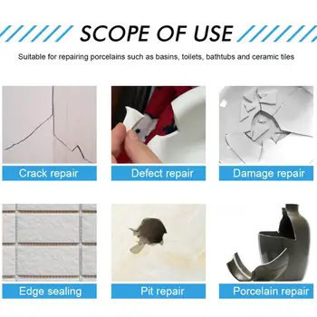 1 BUC Acasă Ceramice de Reparare Inserați codul Reparații Eficiente Gresie Reparații Anti Mucegai Inserați codul Rezistent la Apa Bucătărie Acasă Gresie Arpm