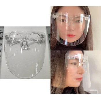 Bucătărie Anti-stropi mască de protecție Ochelari de protecție anti-Praf Fata Masca de Protectie Reutilizable Anti-Ulei Anti-ceață Masca de Noi Instrumente de Gătit