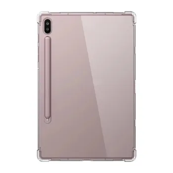 TPU Caz Moale Pentru Samsung Galaxy Tab S7 T870 T875 Caz de Protecție Transparent, Capac Spate Fundas Coque Tableta Gel Shell