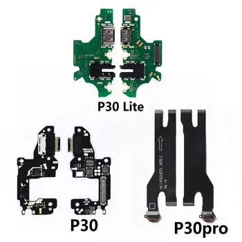 Noul USB de Încărcare de Bord & Microfon Module Pentru Huawei P20 P30 Pro P10 P9 Plus Mini P8 Lite 2017 Port de Încărcare de Andocare Cablu Flex