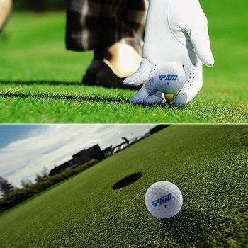 2 buc Straturi Duble Practică Mingi de Golf de Formare a Lovit Distanță de Golf cu Mingea de golf, de sport jucător iubitor de incepator profesionist