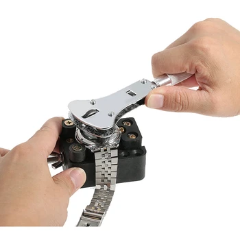 Ceas Ceasornicar Instrument De Reparare Kit Urmăriți Link-Ul De Pin Remover Caz Deschizător De Primăvară Bar Horlogemaker Gereedschap Set De Instrumente De Reparare
