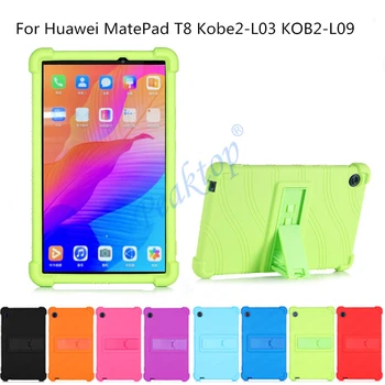 Caz pentru Huawei MatePad T8 husa pentru Tableta Funda Kobe2-L03 KOBE2-L09 kob2-w09 Silicon Moale Corp Plin Protector Sta Shell