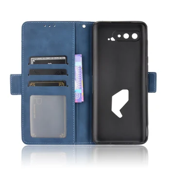 Pentru Asus ROG Telefon 5 Caz Premium din Piele Portofel din Piele Flip Multi-slot pentru card de Acoperire Pentru Asus ROG ZS673KS Caz 6.78