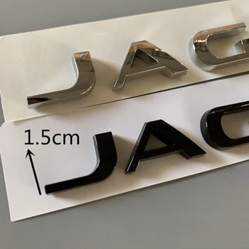ABS J-O-G-U-O-R Scrisoare caroserie Portbagaj Micro-eticheta Exterior Masina Decor Sticker Potrivit pentru Jaguar XE XF XFL XJ F-PACE