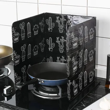 Aluminiu Pliabil Bucătărie, Aragaz Placă Deflectoare Bucatarie Tigaie Ulei Splash Ecran De Protectie Accesorii De Bucătărie 32.7X84cm