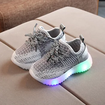 Moda LED Copil Pantofi Fete Baieti Lumina Up Adidași Copilul copil Luminos Casual Formatori Drăguț