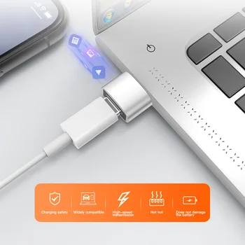 C USB OTG Adaptor Pentru iPhone 11 12 Pro Max Universal USB Male la USB Tip C OTG Adaptor Pentru Macbook Pro Convertor de Tip c Adaptor