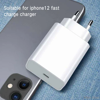 Pentru iPhone 12 Pro Max Încărcător 20W PD Încărcător Rapid TIP C-C USB Adaptor de Alimentare de Călătorie de Perete Încărcător Rapid pentru iPhone 12 11 seria X