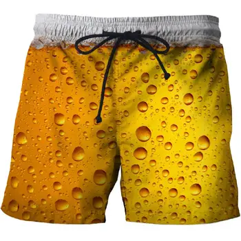 2019 bere de Imprimare 3D de Vară pantaloni Scurți de Plajă Mascuino Streetwear Bărbați Bord Vacanta pantaloni Scurți Anime Scurt Plage Casual iute Uscat Noua