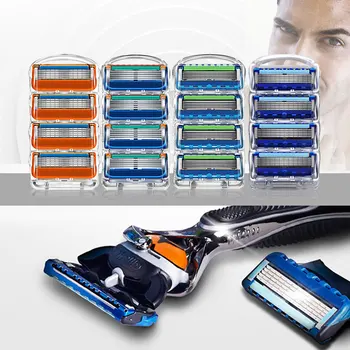 Original Gillette Fusion 5 Proglide Razor For Men Shaving Men's shaver Machine Cassettes Safety With Replacebale Manual Blades