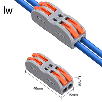 Mini Fast-Cablu cu Conectori Universal Compact Conductor de Primăvară Despicare Cabluri Conector Push-in Bloc Terminal 421 422 423