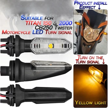 Motocicleta LED-uri de Semnalizare Lumini Lămpi Indicatoare de direcție Laterale pentru HONDA TITAN 150 DE TITAN 2000 CB250 Twister Accesorii pentru Motociclete