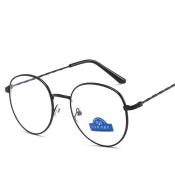 Vintage Albastru Blocuri de lumină Anti-Oboseala Ochelari de Protecție împotriva Radiațiilor Ochelari de Calculator lumina Noua Moda ochelari Decorative