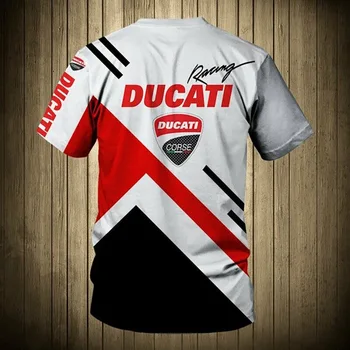 Ducati logo-ul 3D de imprimare digitală Harajuku logo T-shirt pentru bărbați