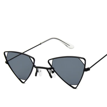 Nouă Tendință Mică Cadru ochelari de Soare Pentru Femei Ochelari Vintage Triunghi de Metal Ochelari de Soare Steampunk lunetele de soleil CM3557