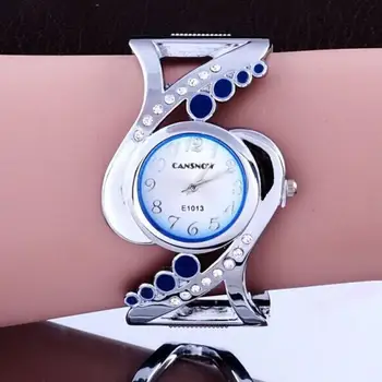 Nou Design Pentru Femei Brățară Ceas De Mână Cuarț De Cristal De Lux Relojes Stras Moda Femei Ceasuri De Vânzare Fierbinte Eleagnt Mujer Ceas