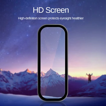 Margine Curbat Capac Full Film Moale Pentru Samsung Galaxy Fit 2 Brățării Inteligente Fit2 De Mărcile De Oțel R220 Smartband Ecran Protector De Film Nu De Sticla
