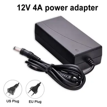 SUA/UE Plug 12V/4A 48W de Alimentare Încărcător Adaptor pentru Monitor LCD/Lampă de Masă/Cutie TV/DVD Mobil Adaptor Încărcător de Alimentare