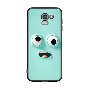 3D Funny face Cover Pentru Samsung Galaxy J7 J8 Duo J5 J6 Prim-J4 Plus J3 J2 Core 2018 2017 2016 Caz de Telefon
