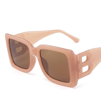 2021 Pătrat ochelari de Soare Femei de Moda de Epocă Nuante Bărbați de Brand, Design de Lux, Ochelari de Soare UV400 supradimensionat ochelari