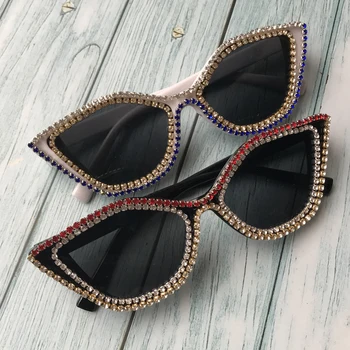 ZAOLIHU de Aur de Lux Diamond Ochi de Pisică ochelari de Soare Femei Designer de Epocă de sex Feminin de Ochelari de Soare UV400 Brand Gafas de sol