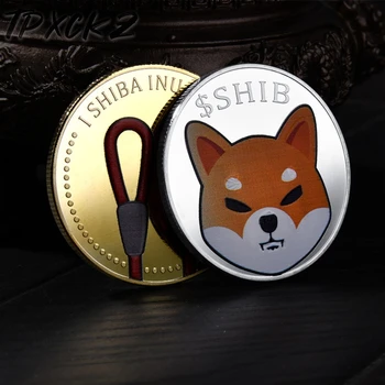 2021 Noi Dogecoin Criminal Shib Shiba Inu Monede Comemorative Insigna Câine Digital Virtual De Suveniruri Colecție De Monede Meserii Decor
