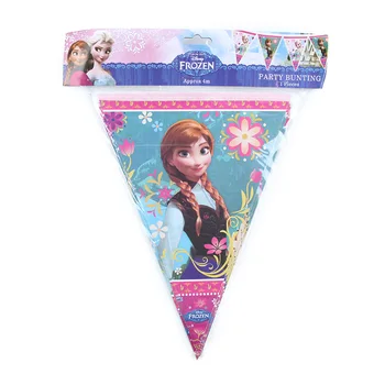 Disney Frozen Anna si Elsa Printesa Consumabile Partid Fericit Fetele Petrecere de Ziua Decor Consumabile Partid Cupa Placa Banner Paie