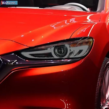 2 Buc Far Auto cu Folie de Protectie Faruri Restaurare Negru Transparent TPU Autocolant Pentru Mazda 6 2019 2020 Atenza Accesorii