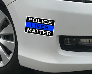 Poliția Viețile Contează Autocolant Linie Subțire Camion Masina Cupa Laptop Grafic Decal K9 Styling Auto Autocolant Auto 13cm* .9cm